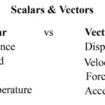 Scalars and Vectors