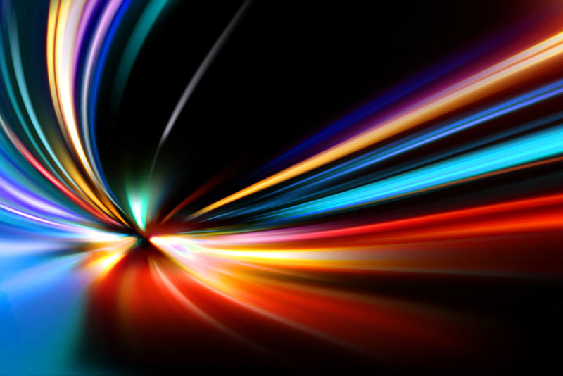 Optical Density and Light Speed