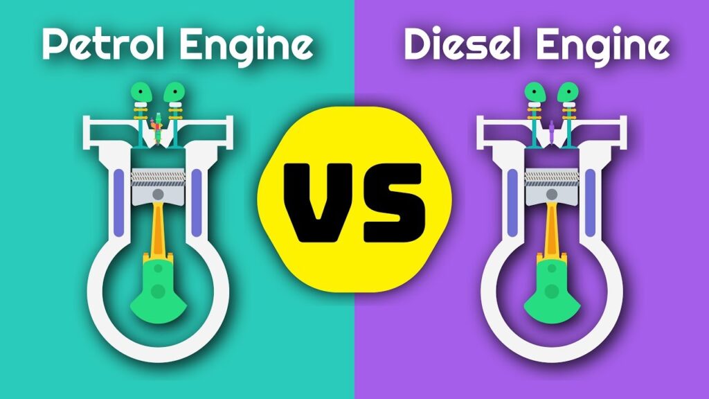 Comparison of Petrol and Diesel Engines
