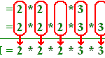 Highest common factors and lowest common multiples