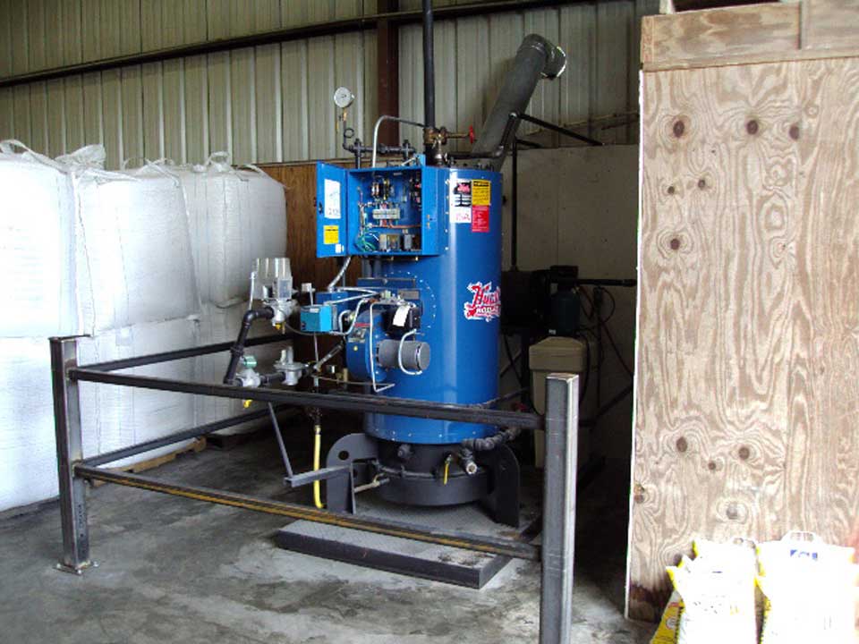 Simple vertical boiler