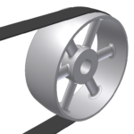 Selection of Flat belts and pulleys