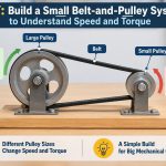 ⚙️ DIY: Build a Small Belt-and-Pulley System to Understand Speed and Torque