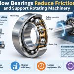 ⚙️ How Bearings Reduce Friction and Support Rotating Machinery