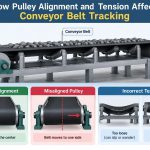 🔧 How Pulley Alignment and Tension Affect Conveyor Belt Tracking