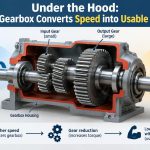 ⚙️ Under the Hood: How a Gearbox Converts Speed into Usable Torque