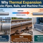 🌡️ Why Thermal Expansion Cracks Pipes, Rails, and Machine Frames