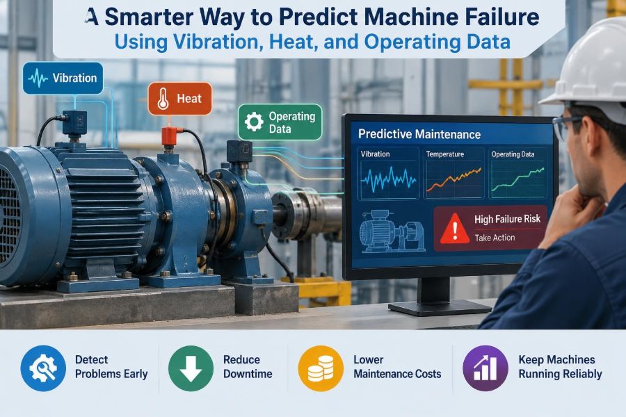 ⚙️ A Smarter Way to Predict Machine Failure Using Vibration, Heat, and Operating Data