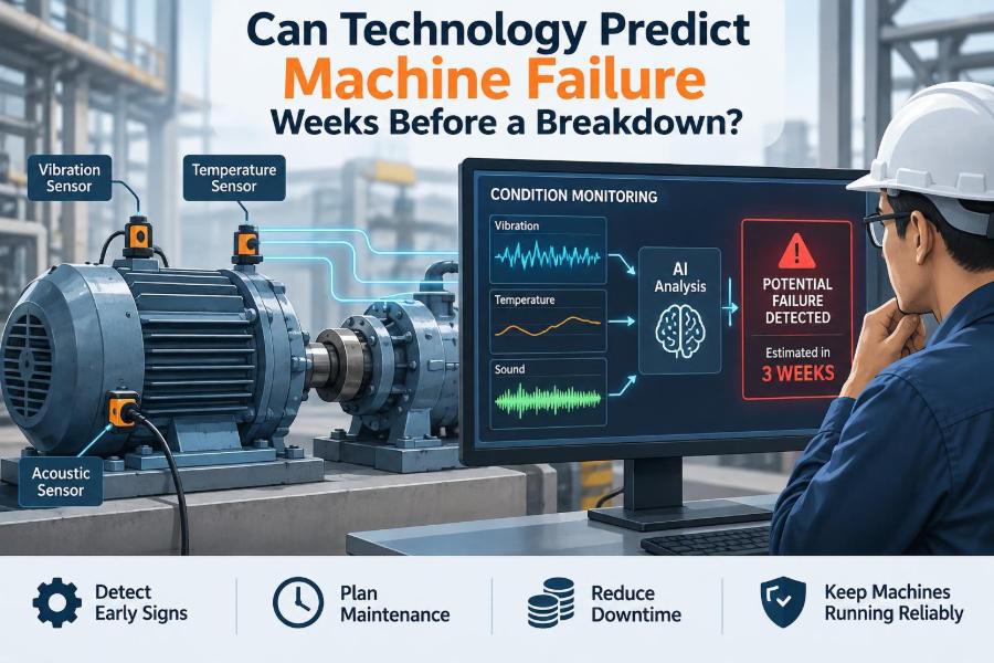 ⚙️ Can Technology Predict Machine Failure Weeks Before a Breakdown?