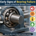 ⚙️ Early Signs of Bearing Failure Before a Machine Breaks Down