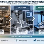 ⚙️ From Manual Machining to Additive Manufacturing: How Mechanical Production Has Evolved