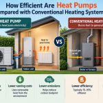 ⚙️ How Efficient Are Heat Pumps Compared with Conventional Heating Systems?