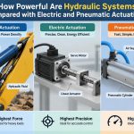 ⚙️ How Powerful Are Hydraulic Systems Compared with Electric and Pneumatic Actuation?
