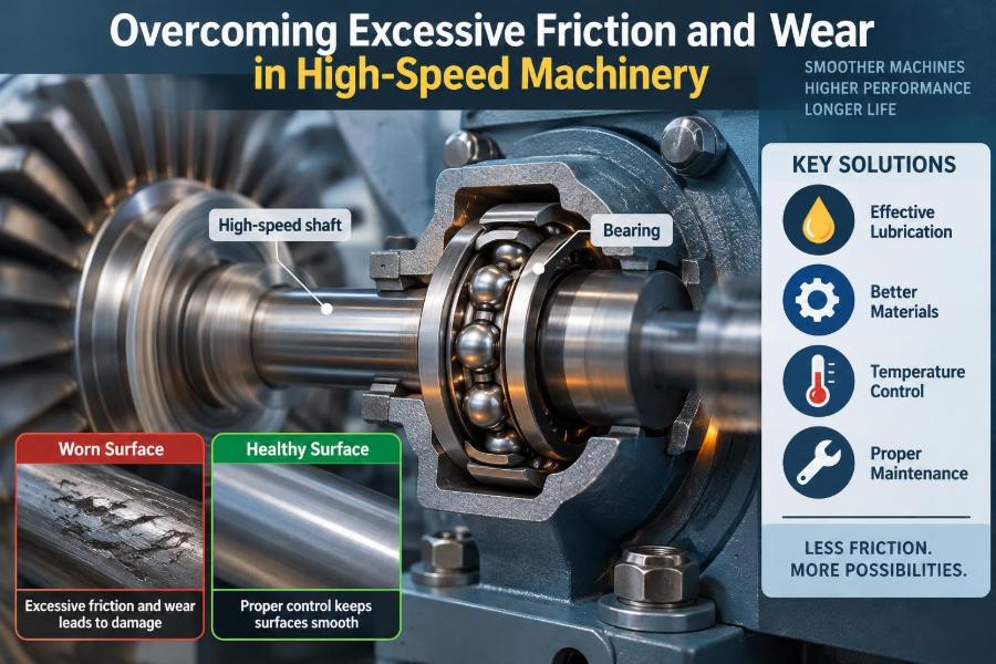 ⚙️ Overcoming Excessive Friction and Wear in High-Speed Machinery