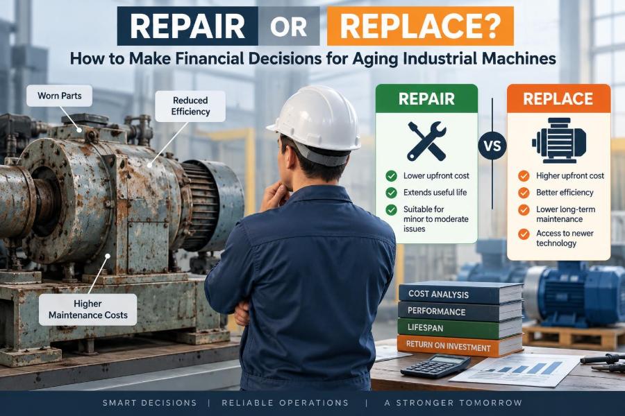 ⚙️ Repair or Replace? How to Make Financial Decisions for Aging Industrial Machines