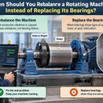 ⚙️ When Should You Rebalance a Rotating Machine Instead of Replacing Its Bearings?