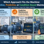 ⚙️ Which Approach Fits the Machine: Preventive, Predictive, or Condition-Based Maintenance?