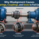 ⚙️ Why Misalignment Causes Bearings, Couplings, and Seals to Fail Early