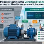 ⚙️ Why Modern Machines Use Condition Monitoring Instead of Fixed Maintenance Schedules
